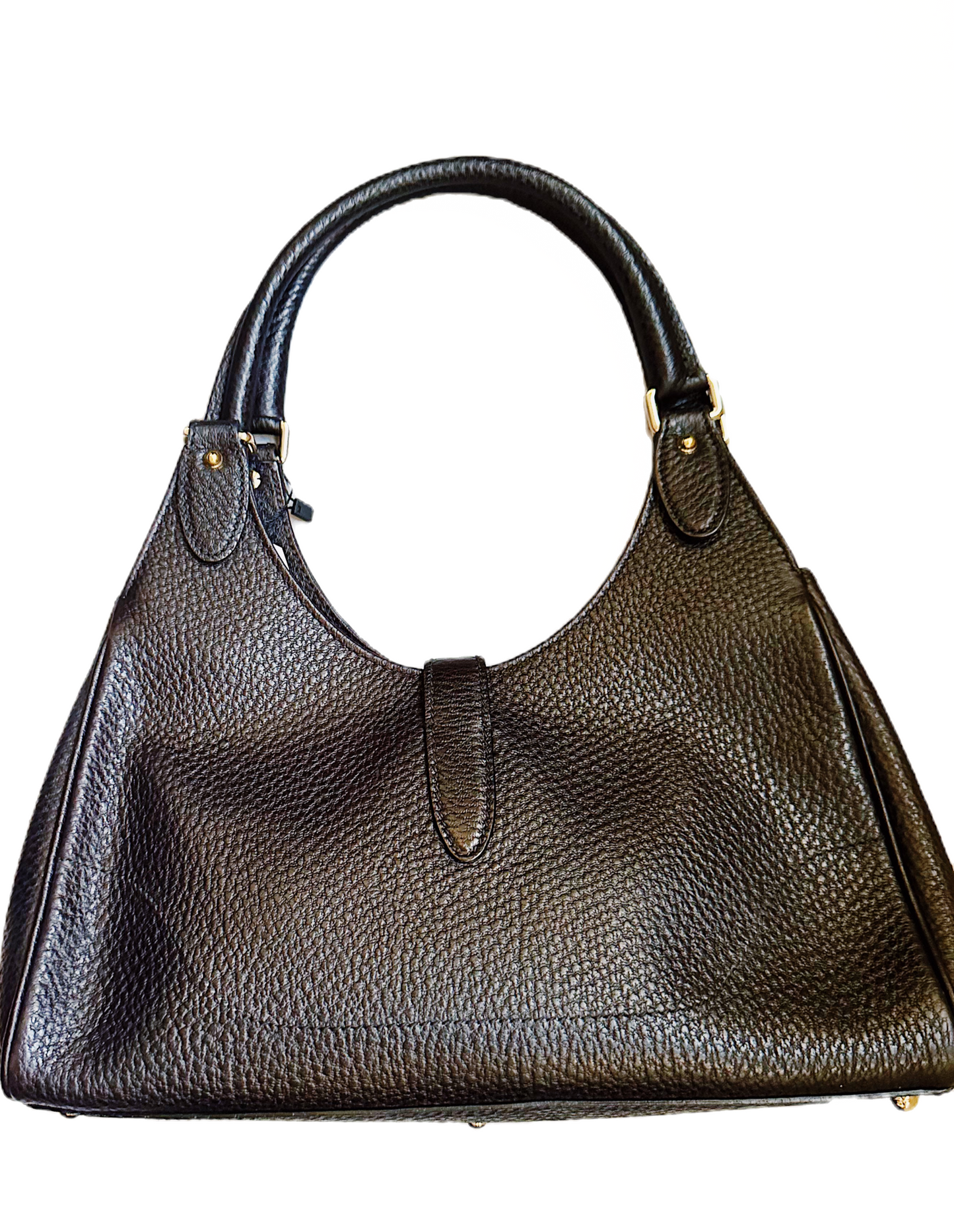 Vintage Gucci Jackie Bardot Handbag in Black Leather