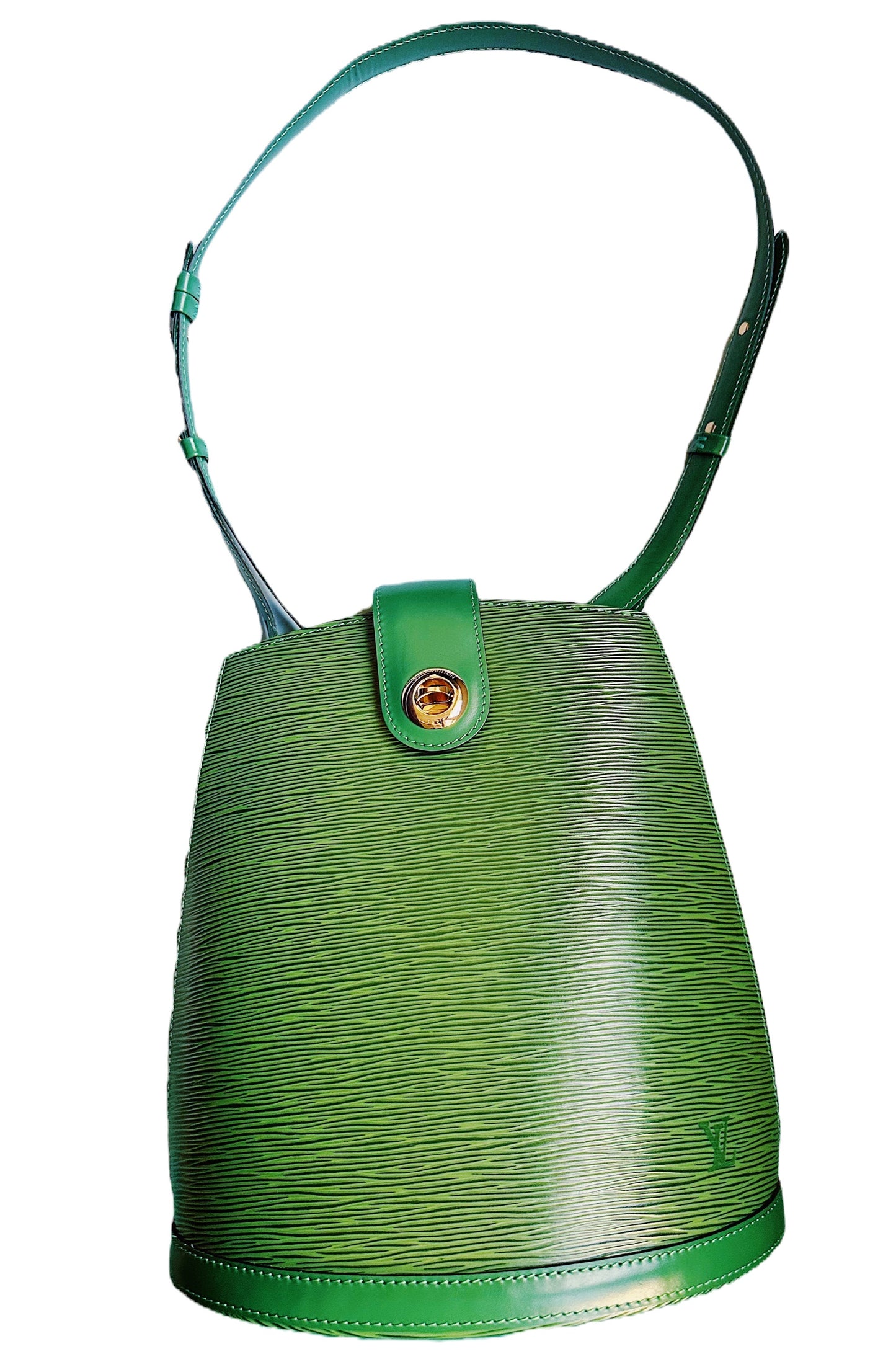 Louis Vuitton Epi Leather Cluny Shoulder Bag Borneo Green