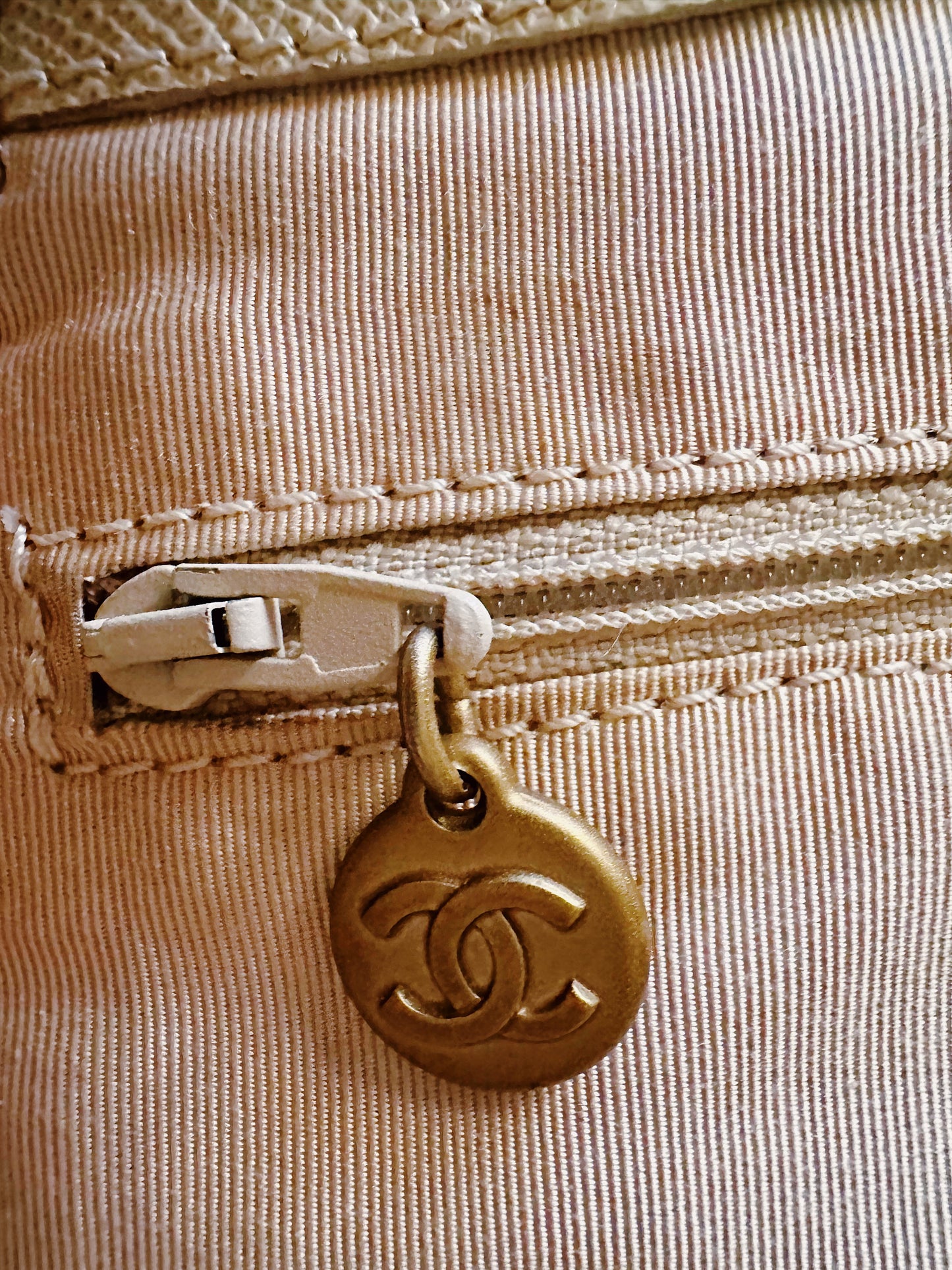 Chanel Caviar Backpack with Tortoiseshell Accents