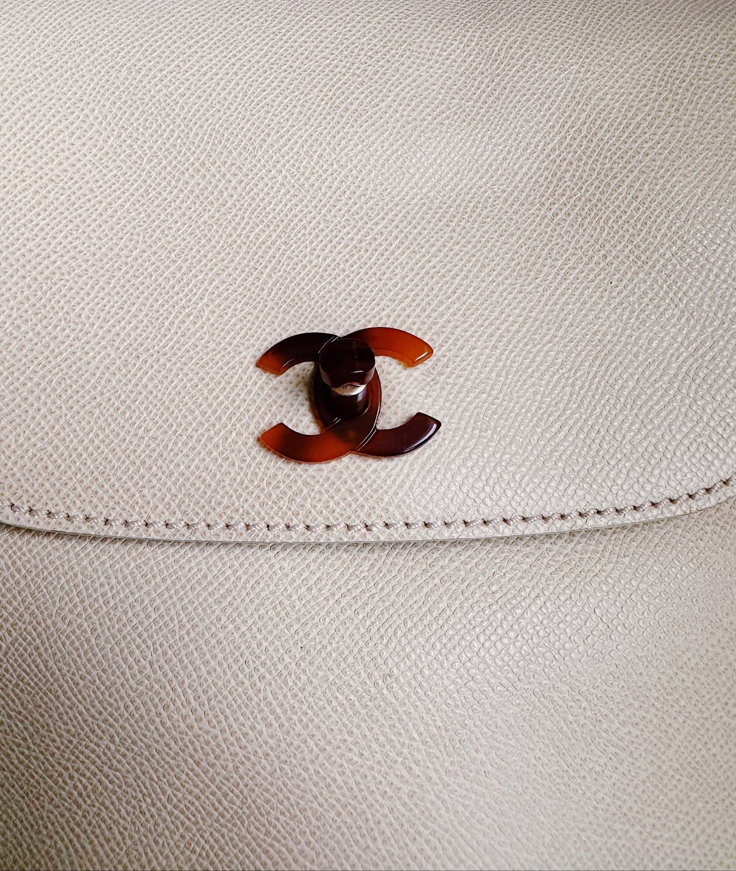 Chanel Caviar Backpack with Tortoiseshell Accents