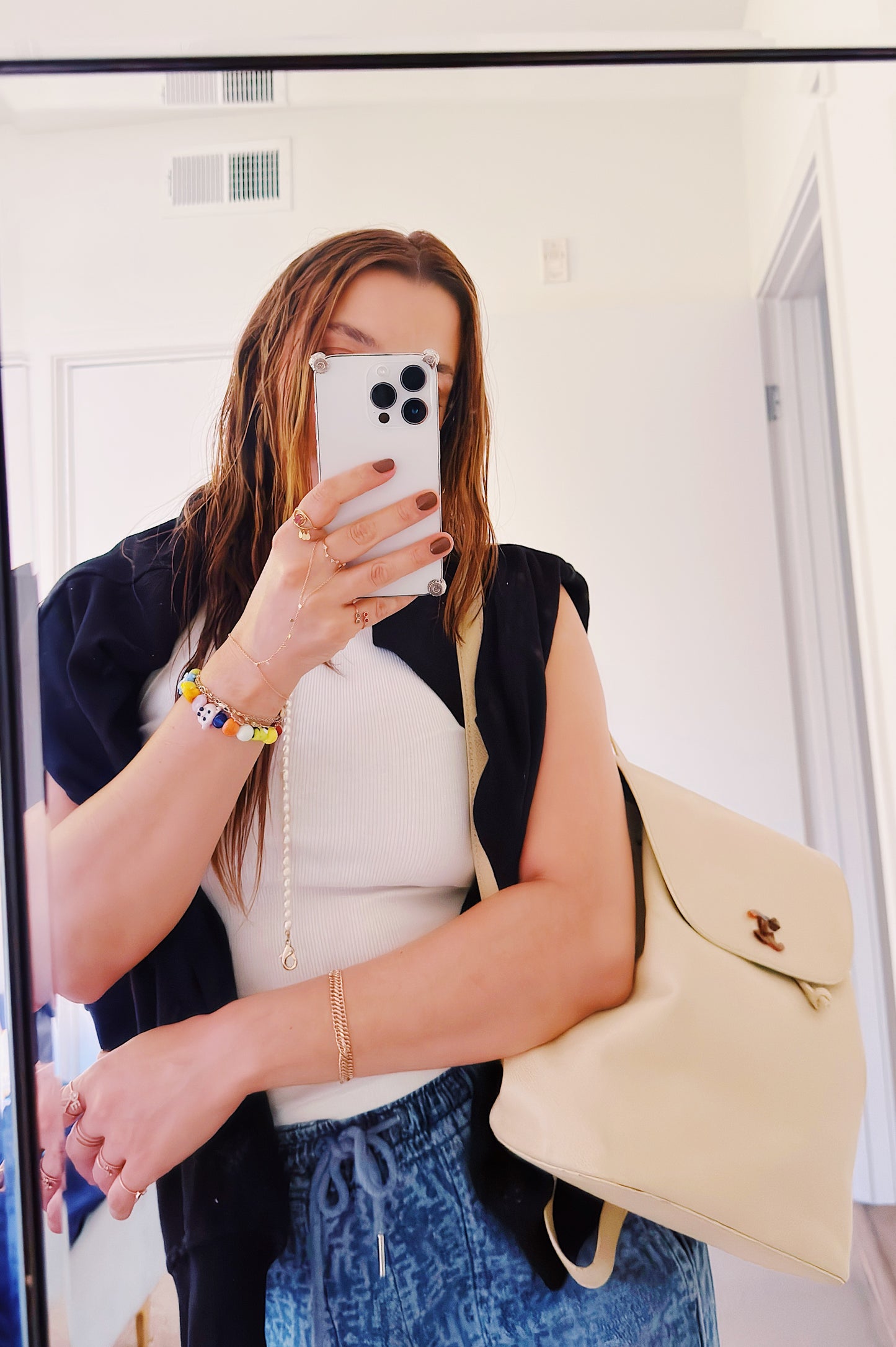 Chanel Caviar Backpack with Tortoiseshell Accents