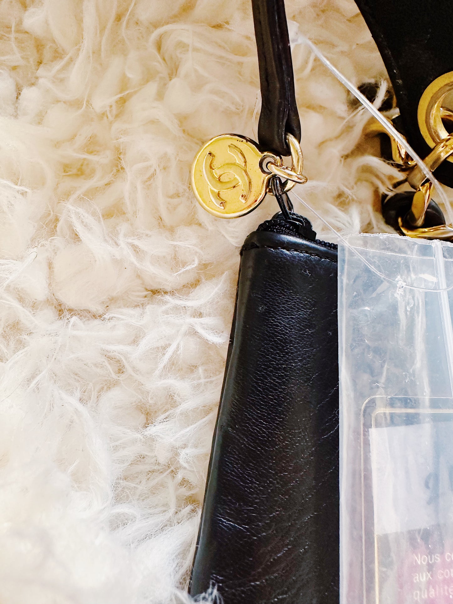 Vintage Chanel Bucket Bag with Gold Chain